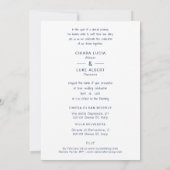 Invitation Kaart (Achterkant)