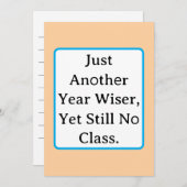 Invitation Kaart (Voorkant / Achterkant)