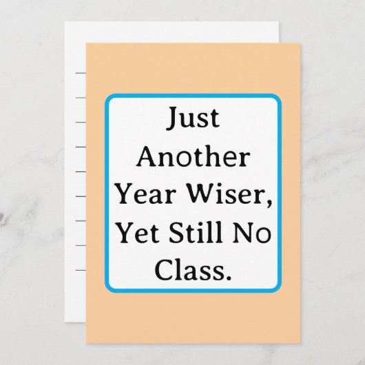 Invitation Kaart (Voorkant / Achterkant)