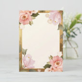 Invitation Kaart Design (Staand voorkant)