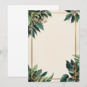 Invitation Kaart Design (Voorkant / Achterkant)