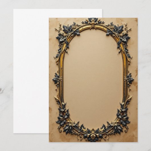 Invitation Kaart Design (Voorkant / Achterkant)