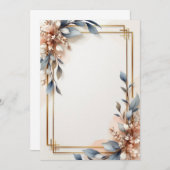 Invitation Kaart Design (Voorkant / Achterkant)