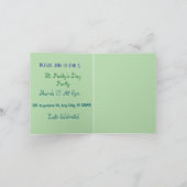 Invitation Luck O' The Irish  (Binnen)