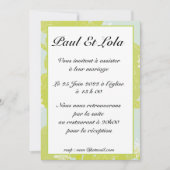 invitation mariage kaart (Voorkant)