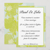 invitation mariage kaart (Voorkant / Achterkant)