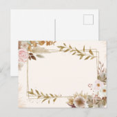 Invitation Post card Design Briefkaart (Voorkant / Achterkant)