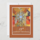Invitation Priest 25th Ordination Anniversary Kaart (Voorkant)