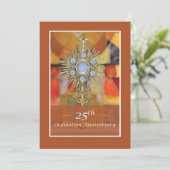 Invitation Priest 25th Ordination Anniversary Kaart (Staand voorkant)