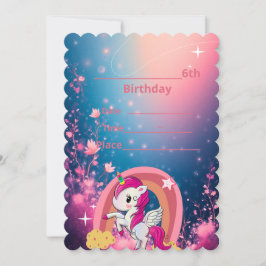 Invitation princess party kaart