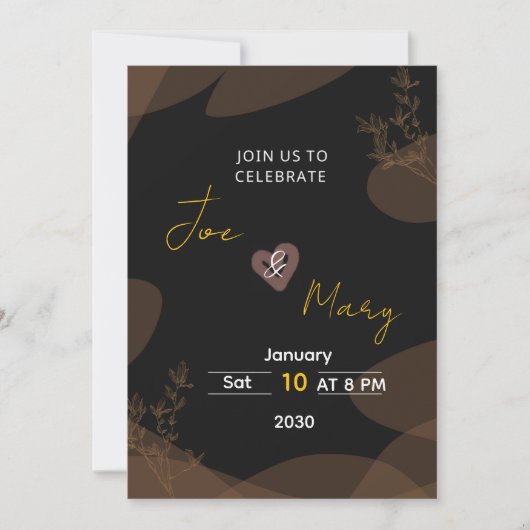 Invitation to a wedding You Card Bedankkaart (Voorkant)