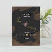 Invitation to a wedding You Card Bedankkaart (Staand voorkant)