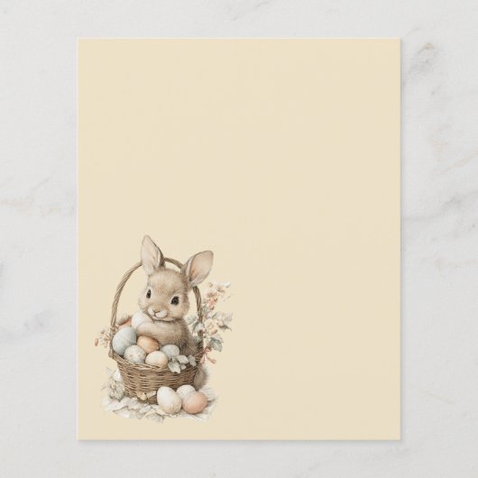 invitation to Easter with Peter Rabbit (Achterkant)