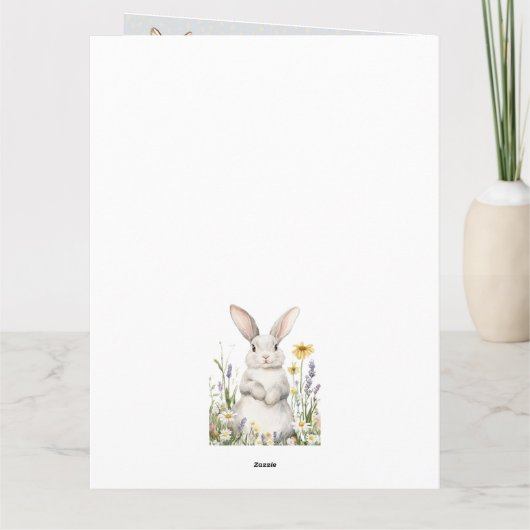 invitation to Easter with Peter Rabbit Bedankkaart (Achterkant)