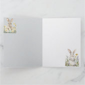 invitation to Easter with Peter Rabbit Bedankkaart (Binnen)