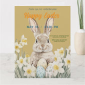 invitation to Easter with Peter Rabbit Bedankkaart (Voorkant)