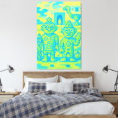 Invitation to the Sacred Zone Canvas Afdruk (Insitu (Slaapkamer))