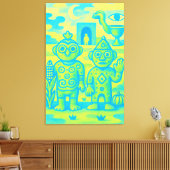 Invitation to the Sacred Zone Canvas Afdruk (Insitu (Woonkamer))