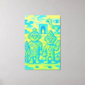 Invitation to the Sacred Zone Canvas Afdruk