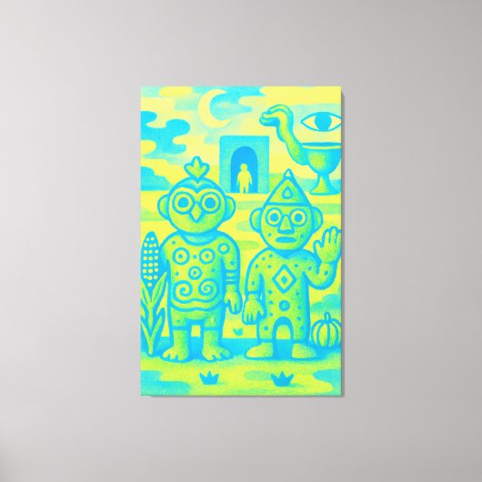 Invitation to the Sacred Zone Canvas Afdruk (Voorkant)