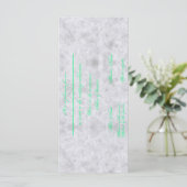 Invitation to the wedding card marble – Marriage (Staand voorkant)