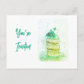 Invitation uitnodiging briefkaart (Voorkant)