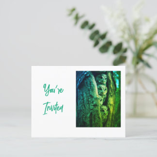 Invitation uitnodiging briefkaart