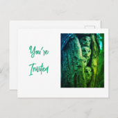 Invitation  uitnodiging briefkaart (Voorkant / Achterkant)