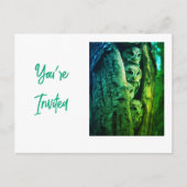 Invitation  uitnodiging briefkaart (Voorkant)