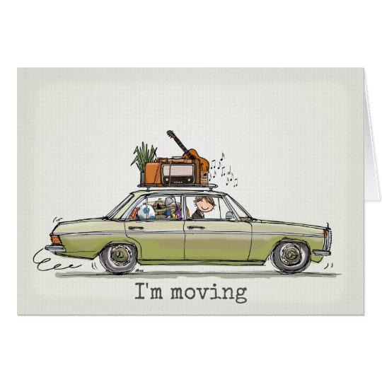 Invitation Vintage Mercedes Kaart