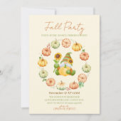 InvitationAutumn Vibes Fall party invitate Kaart (Voorkant)