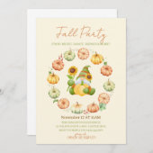 InvitationAutumn Vibes Fall party invitate Kaart (Voorkant / Achterkant)