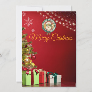 InvitationChristmas Party Invitation with Santa Cl Kaart