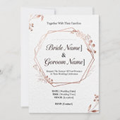 InvitationModern Geometric Wedding Invitation | Mi Kaart (Voorkant)