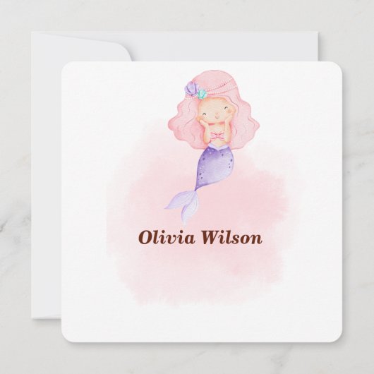 Invitations  kaart (Achterkant)