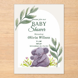 Invitations & Stationery Invitations & Announcemt Acryl Uitnodigingen