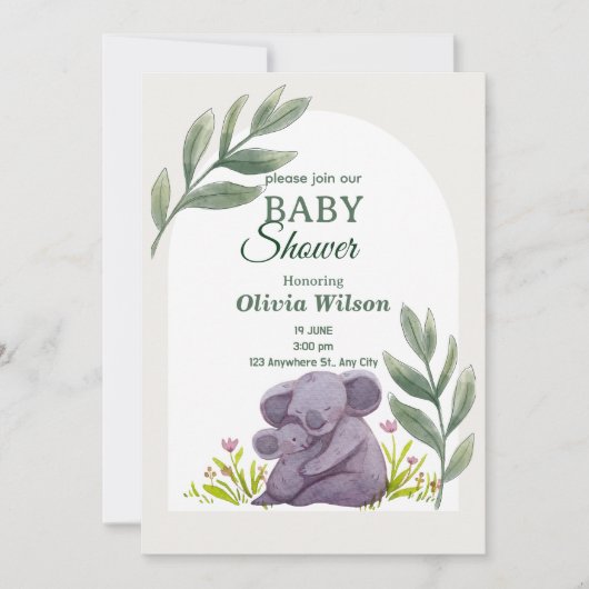 Invitations & Stationery Invitations & Announcemt Kaart (Voorkant)