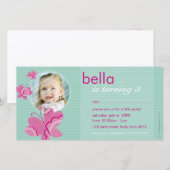 INVITE FOTOCARD: flutterbybutterfly 1 (Voorkant / Achterkant)