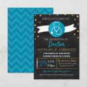 INVITE MEDISCHE GRADUATIEPARTIJ KAART (Voorkant / Achterkant)