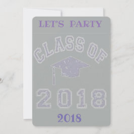 INVITE VAN DE GRADUATIEPARTIJ KAART