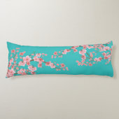 Inviting Cherry Blossom Garden Lichaamskussen (Voorkant)