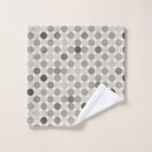 Inviting Gray Circle Bath Towel Set Bad Handdoek (Wasdoekje)