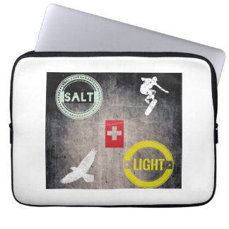 Invloed Behoud Illuminate elektronica zak Laptop Sleeve
