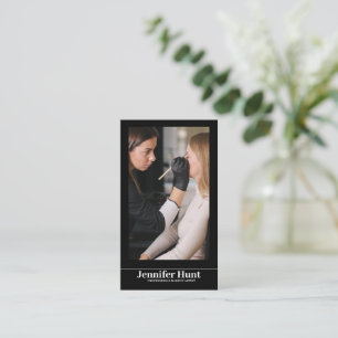 Invloed, minimalistische social media make-up arti visitekaartje