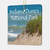 Invloed nationaal park Indiana Dunes Keramisch Ornament (Links)