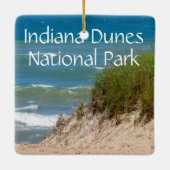 Invloed nationaal park Indiana Dunes Keramisch Ornament (Achterkant)