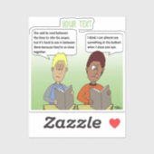 Invloed op aangepaste Stickers (Vel)