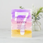 Invloed van de Waterverf van de verjaardagspartij  Kaart (Staand voorkant)