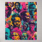 Invloedrijke figuren: Black History Month Poster (Voorkant)