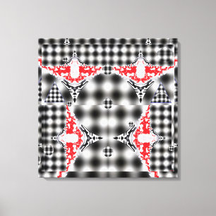 invloedssfeer canvas afdruk